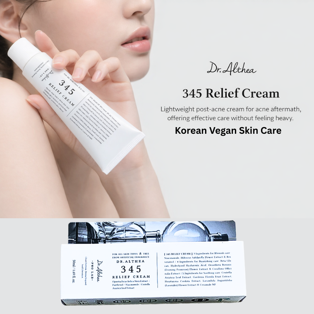 Dr. Althea 345 Relief Cream - Daily Soothing & Repair Moisturizer (50ml) - Image 4