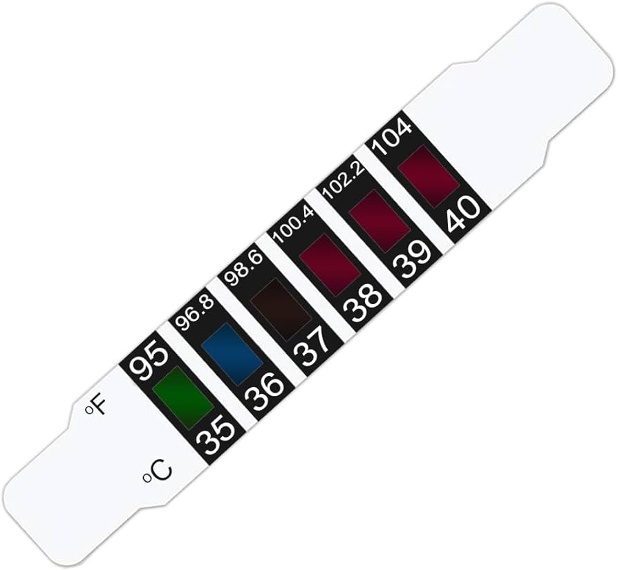 Forehead Strip Thermometer – Baby & Child Safe Temperature Tester - Image 4