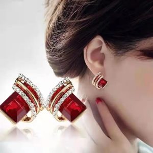 New Style Diamond Wing Earrings (Without Gift Box )