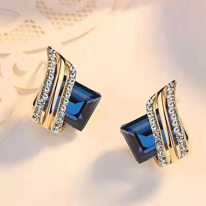 New Style Diamond Wing Earrings (Without Gift Box ) - Image 4