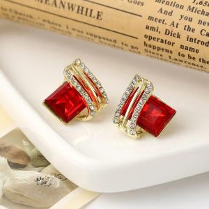 Alternative view of New Style Diamond Wing Earrings (Without Gift Box )